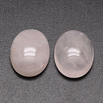 Cabochons de quartz rose naturelle ovale, 25x18x6mm