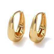 Серьги-кольца из латуни для женщин EJEW-L224-60G