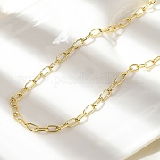 Колье из медной скрепки NJEW-A042-03G