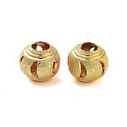 Текстура латунные бусины KK-S379-02G-C