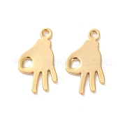 Латунные подвески KK-L221-019G