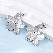 Серьги-гвоздики из нержавеющей стали 304 EJEW-Z022-22P