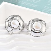 Серьги-гвоздики из нержавеющей стали 304 EJEW-S246-03P