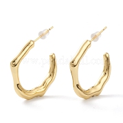 Серьги-кольца из латуни EJEW-A056-14G