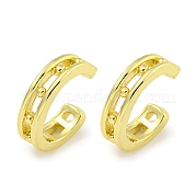 Серьги-манжеты из латуни EJEW-C104-080G