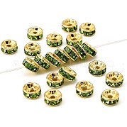 Латунь марки А горный хрусталь Spacer бисер RSB035NF-10G
