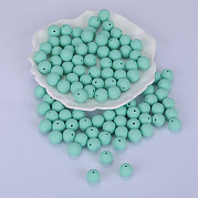 Круглые силиконовые фокусные бусины SI-JX0046A-93