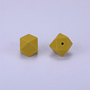 Шестиугольные силиконовые фокусные бусины SI-JX0020A-71