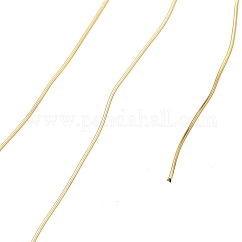 Filo di acciaio inossidabile 304, placcatura ionica (ip), tondo, oro, 0.4mm, 26 gauge