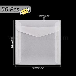 Enveloppes en papier translucide&nbsp;AJEW-WH0083-25B