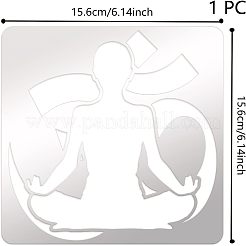 Stanzschablonen aus Edelstahl&nbsp;DIY-WH0279-052