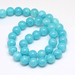 Natürliche gelbe Jade Perlen Stränge&nbsp;X-G-G598-6mm-YXS-28