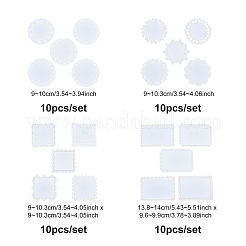 4 set di 4 stili di carta pizzo&nbsp;DIY-BC0002-90