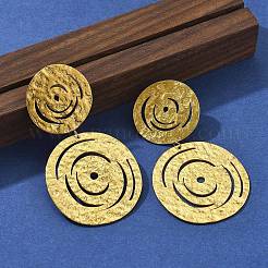 Orecchini pendenti in acciaio inossidabile 304 per donna&nbsp;EJEW-K268-12C-G