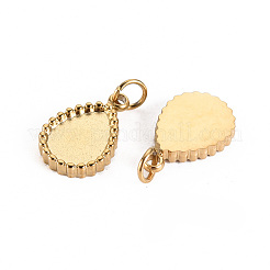 Cabochon pendenti in acciaio inossidabile 304&nbsp;X-STAS-S116-251G