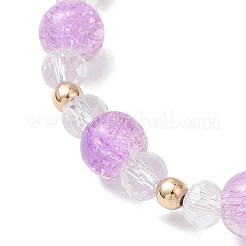 Braccialetti con ciondoli a farfalla in lega acrilica&nbsp;BJEW-JB12761