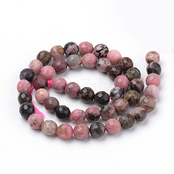 Perline Rhodonite naturale fili&nbsp;X-G-Q462-108-4mm