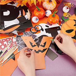 Halloween-Dekorationspapier-Flaggenbanner&nbsp;DIY-WH0453-12A