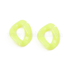 Opake Acryl Verknüpfung Ringe&nbsp;LS-OACR-S038-005A-A07