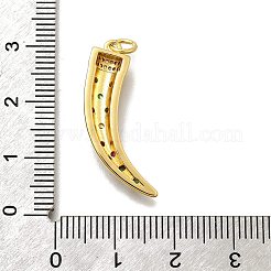 Pendentifs en laiton zircone cubique&nbsp;KK-D339-09G