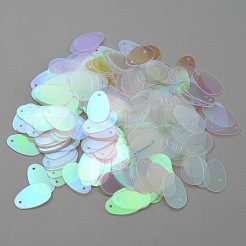 Pendentifs paillette/paillettes en pvc irisé arc-en-ciel&nbsp;KY-WH0046-100G