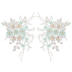 Polyester Acryl Strass Applikation Stickerei ABS Pailletten&nbsp;FIND-WH20019-165B-06