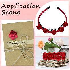 144 Stück künstliche Rosenblüte aus Papier&nbsp;DIY-SP0005-95B