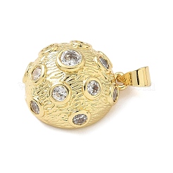 Pendentifs avec zircon cubiques à micro-pavés en laiton&nbsp;KK-L239-031G