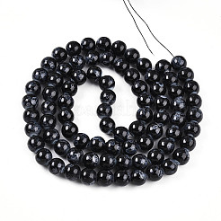 Chapelet de perles en verre baking paint&nbsp;DGLA-N008-10mm-10