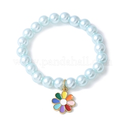 ABS-Kunststoff-Imitationsperlen dehnen Armbänder aus&nbsp;BJEW-JB11584-03