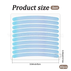 Laserreflektierende Felgenaufkleber aus Kunststoff&nbsp;AJEW-WH20033-099D