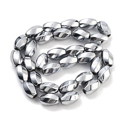 Synthétiques magnétiques perles hématite brins&nbsp;G-P545-G01-01G
