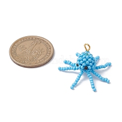 Oktopus-Anhänger aus Glasperlen&nbsp;PALLOY-MZ01104