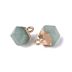 Pendentifs en aventurine vert naturel&nbsp;G-N359-18G-08
