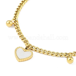 Braccialetti in acciaio inossidabile placcato ionico (ip) 304 per donna&nbsp;BJEW-K254-06G
