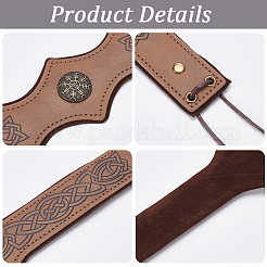 Bandeaux en cuir PU et alliage&nbsp;OHAR-WH20009-02B-01