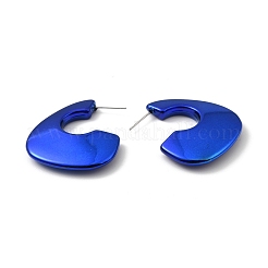 Boucles d'oreilles en acrylique triangle torsadé&nbsp;EJEW-P251-23