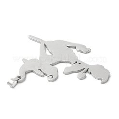 Anlaufgeschützte Halloween-Anhänger aus 304 Edelstahl&nbsp;STAS-R122-14P
