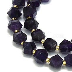 Natürlichen Amethyst Perlen Stränge&nbsp;G-I376-A54-01