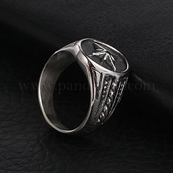 304 Edelstahl Fingerringe für Männer&nbsp;FS-WG59625-01