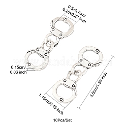 10 pz collegamenti/connettori in lega di stile tibetano&nbsp;TIBE-YW0001-91