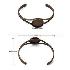 Accessoire de bricolage de bracelet en laiton&nbsp;MAK-WH0007-05AB
