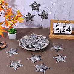20 Stück Eisenstern-Ornamente&nbsp;AJEW-GF0012-61A