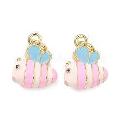 Messing Emaille Anhänger / charms&nbsp;KK-F933-13G