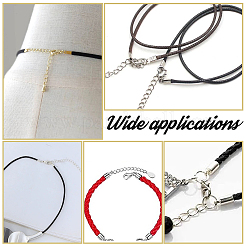 400 Stück 4 Farben faltbare Crimpenden aus Eisen&nbsp;IFIN-PH0002-27