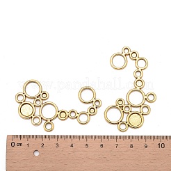 Basi di cabochon connettori  in lega&nbsp;PALLOY-EA10977Y-AG-NF