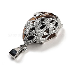 Pendentifs en forme de larme en oeil de tigre naturel&nbsp;G-G112-03P-02