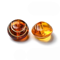 Imitation bernsteinfarbene transparente Acrylperlen&nbsp;LS-MACR-D071-02E