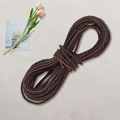 Cordon en cuir de vache givré à faire soi-même de 5 m&nbsp;OCOR-GF0004-97A-02