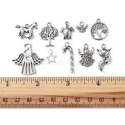 60 pièces 30 breloques en alliage de zinc de style tibétain&nbsp;TIBEP-FS0001-09